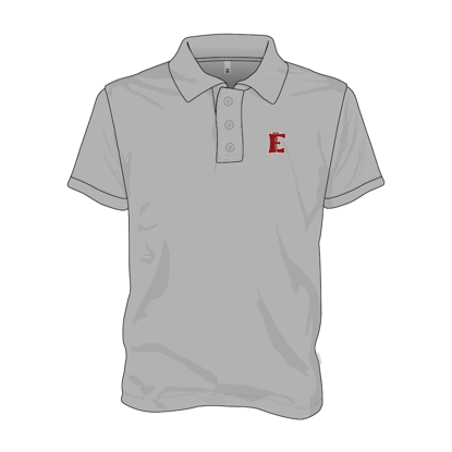 Image de Polo avec boutons (Gris)